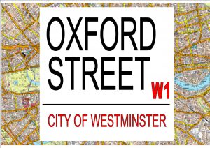 Oxford Street London Street Sign