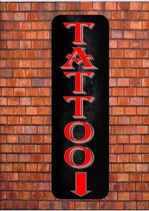 Tattoo Parlour Shop Sign