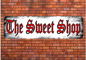 Sweet Shop Candy Store Sign Wall Plaque