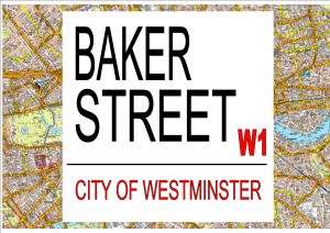 Baker Street London Street Sign