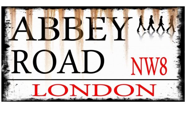 Abbey Road Beatles Sign