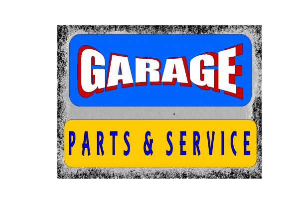 Garage Services Sign