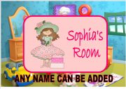 Girls Bedroom Door Plaque