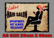 Ladies Hair Salon Sign