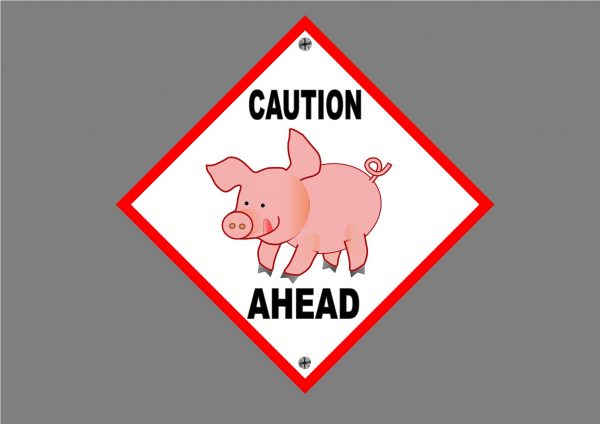 PIGGY SIGN