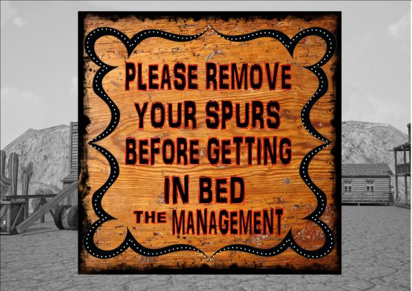 Remove Spurs Sign