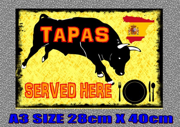 Tapas Bar Sign