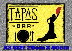 Tapas Bar sign