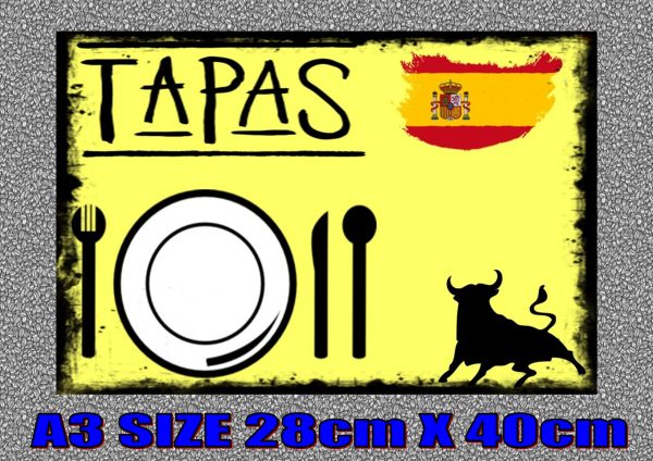 Tapas Bar Sign