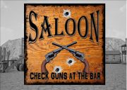 Wild West Saloon Sign