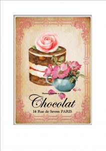 Vintage Pastry Cake Sign