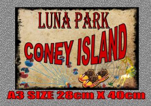 Vintage Coney Island sign