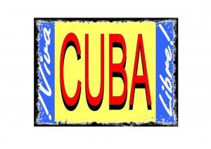 Vintage Cuba Sign