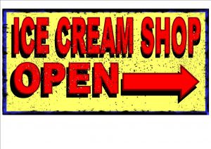 Ice Cream Shop Sign