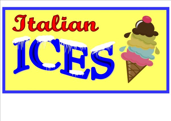 Italian ices Sign