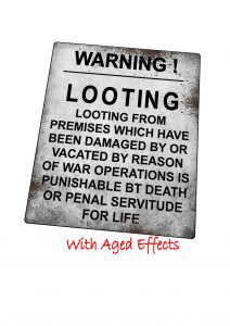 looting aged list