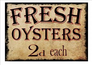 Vintage Oyster Sign