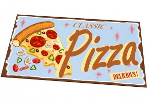 Retro Pizza Sign