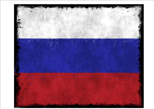 Russian Flag Sign