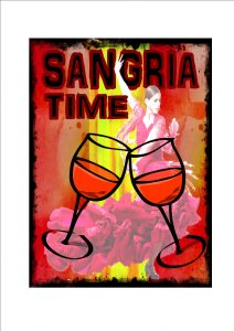 Vintage Sangria Sign