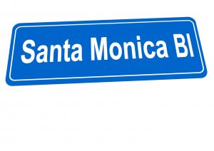 santa monica sign