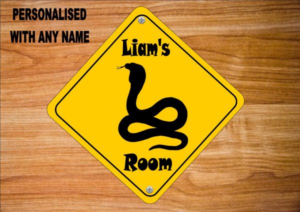 snake Design door Sign