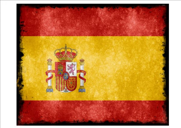 Spanish Flag Sign