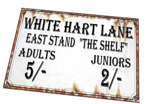 White Hart Lane Tottenham Sign