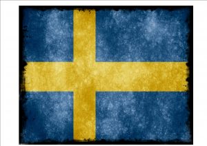 Swedish Flag Sign