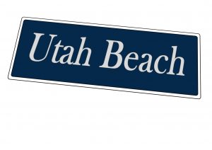 Utah Beach Sign